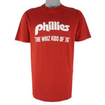 MLB (Artex) - Phillies The Whiz Kids Of '76 T-Shirt 1990 X-Large Vintage Retro Baseball