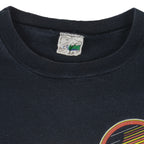 NHL (Waves) - Vancouver Canucks Single Stitch T-Shirt 1992 Large Vintage Retro Hockey