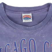 MLB (Nutmeg) -  Chicago Cubs Single Stitch T-Shirt 1990s Large Vintage Retro Baseball