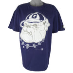 Starter - Georgetown Hoyas Big Logo T-Shirt 1990s X-Large