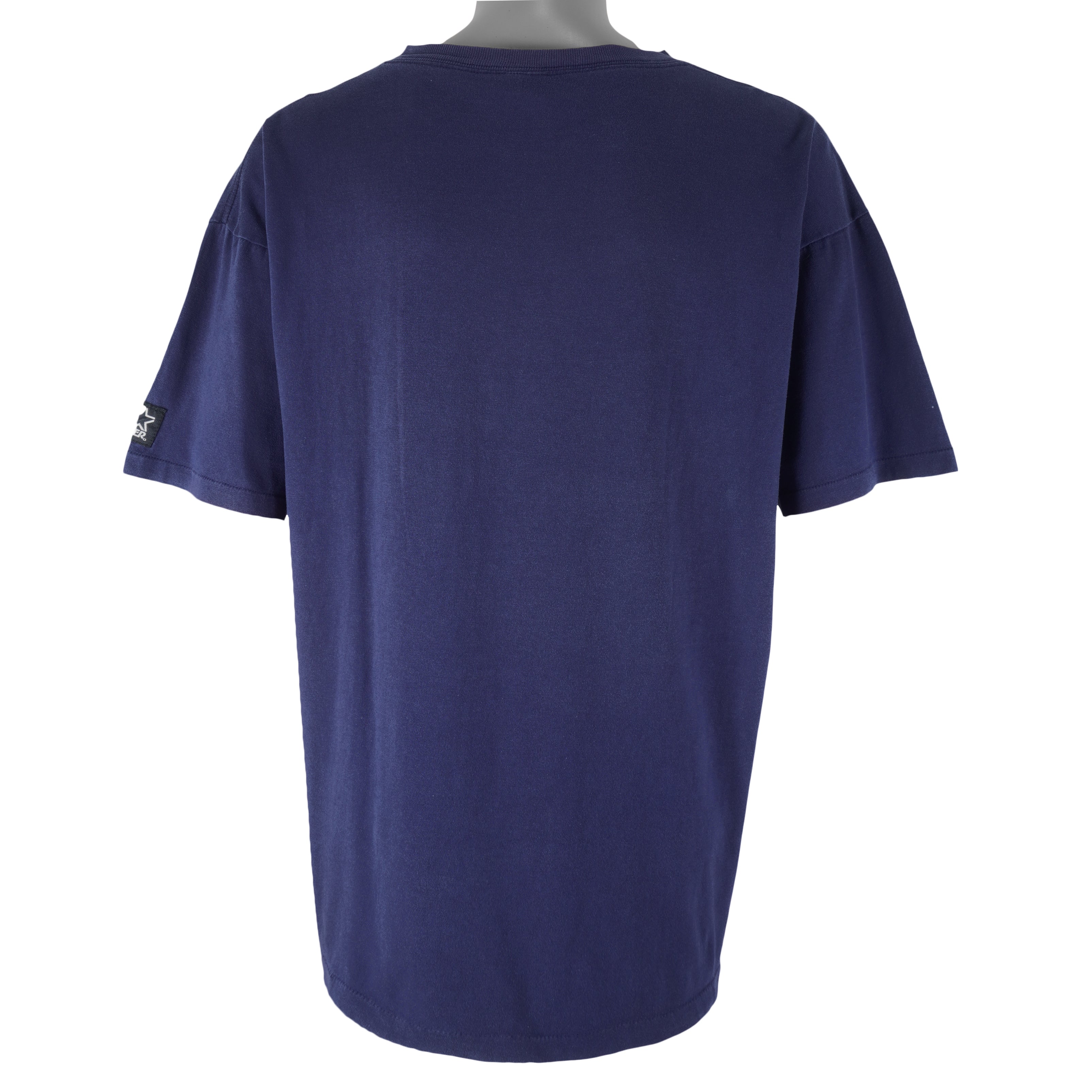 Starter - Georgetown Hoyas Big Logo T-Shirt 1990s X-Large Vintage Retro Basketball College 
