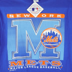 MLB (Logo 7) - New York Mets Crew Neck T-Shirt 1997 Large Vintage Retro Baseball