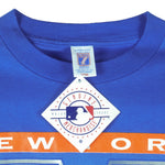 MLB (Logo 7) - New York Mets Crew Neck T-Shirt 1997 Large Vintage Retro Baseball
