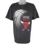 NBA (Official Fan) - Chicago Bulls Big Logo T-Shirt 1990s X-Large Vintage Retro Basketball 