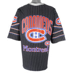 NHL (Ravens) - Montreal Canadiens AOP Attitude on Ice T-Shirt 1990s Large Vintage Retro Hockey