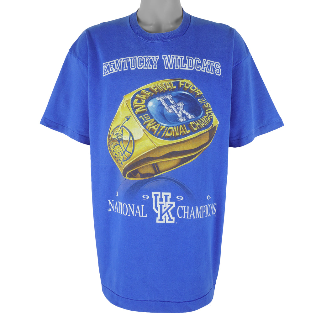 NCAA (Salem) - Kentucky Wildcats Final Four champs T-Shirt 1996 XX-Large Vintage Retro Basketball College