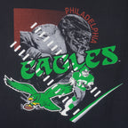 NFL (Trench) - Philadelphia Eagles Big Logo T-Shirt 1990s Large Vintage Retro Football