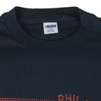 NFL (Trench) - Philadelphia Eagles Big Logo T-Shirt 1990s Large Vintage Retro Football