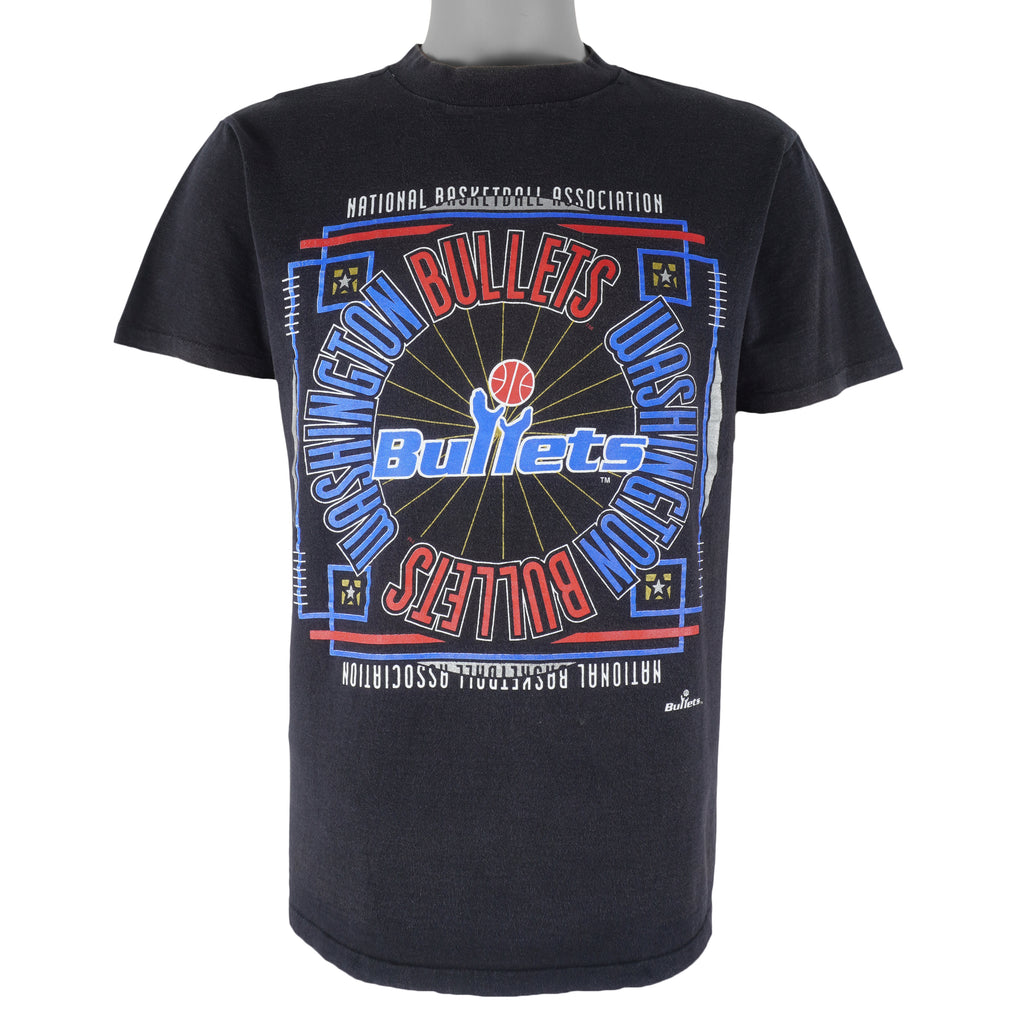 NBA (Home Team) - Washington Bullets T-Shirt 1990s Large Vintage Retro Basketball