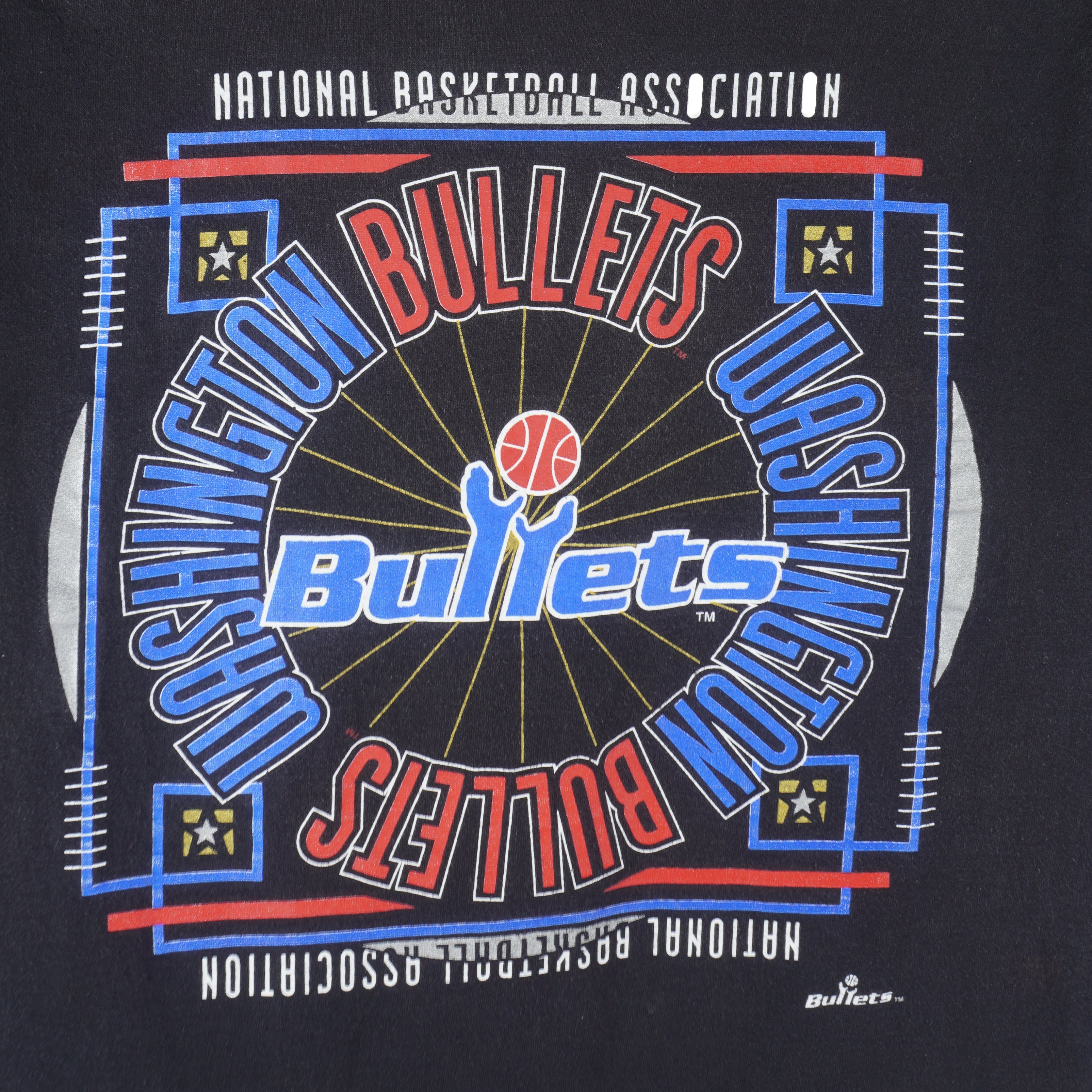 Vintage NBA (Home Team) - Washington Bullets T-Shirt 1990s Large