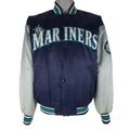 Starter (Diamond Collection) - Seattle Mariners Satin Jacket 1990s X-Large Vintage Retro Baseball