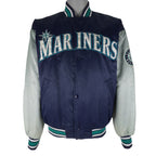 Starter (Diamond Collection) - Seattle Mariners Satin Jacket 1990s X-Large Vintage Retro Baseball