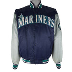 Starter (Diamond Collection) - Seattle Mariners Satin Jacket 1990s X-Large