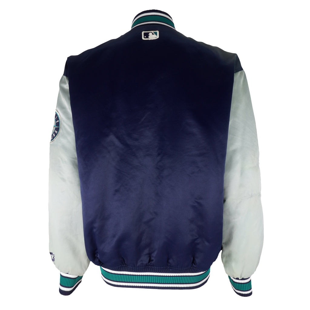 Starter (Diamond Collection) - Seattle Mariners Satin Jacket 1990s X-Large Vintage Retro Baseball