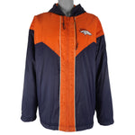 Reebok (NFL) - Denver Broncos Fleece Reversible Jacket 1990s X-Large Vintage Retro Football