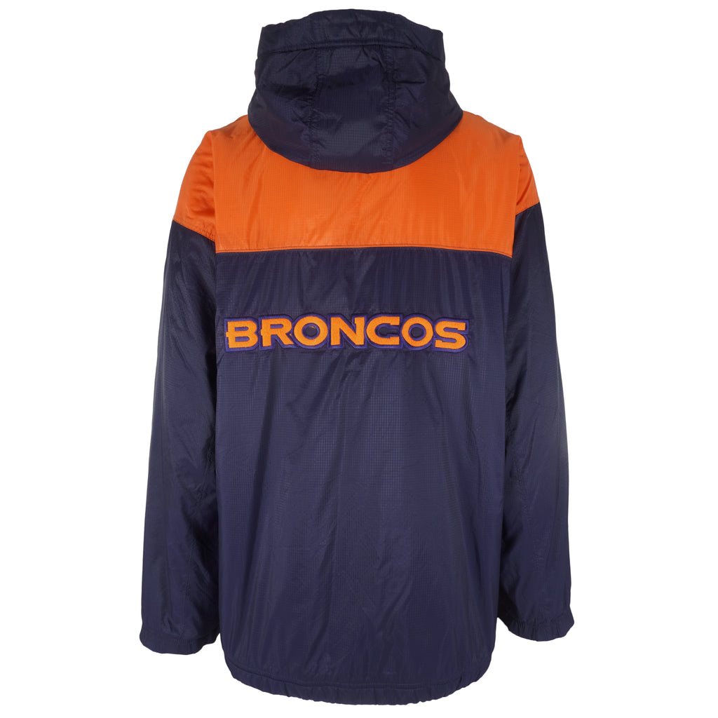 Reebok (NFL) - Denver Broncos Fleece Reversible Jacket 1990s X-Large Vintage Retro Football