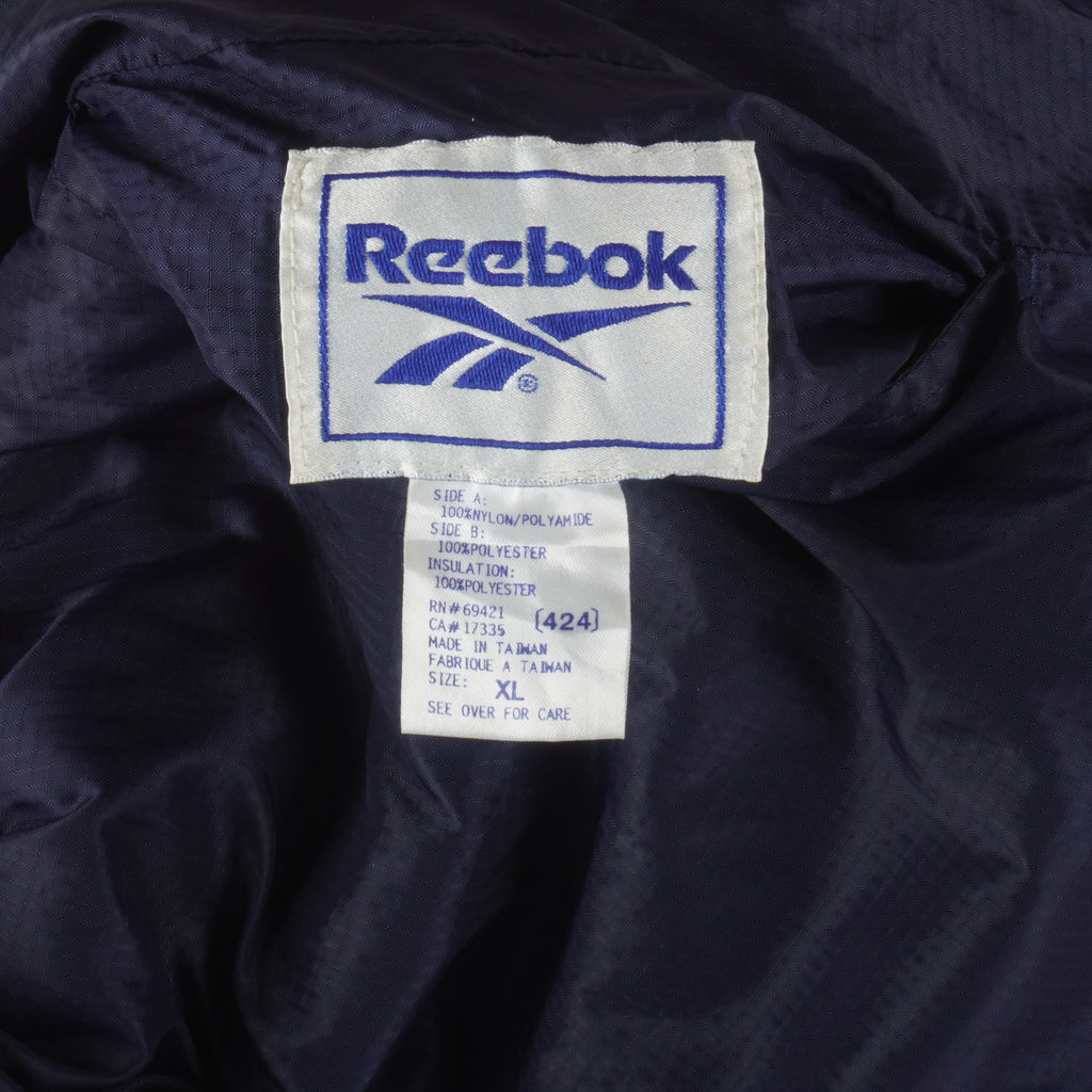 Reebok (NFL) - Denver Broncos Fleece Reversible Jacket 1990s X-Large Vintage Retro Football
