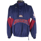 Starter - Denver Nuggets 1/2 Zip Jacket 1990s Medium Vintage Retro Basketball