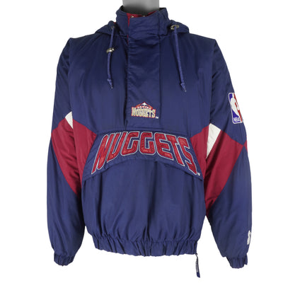 Starter - Denver Nuggets 1/2 Zip Jacket 1990s Medium