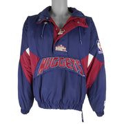 Starter - Denver Nuggets 1/2 Zip Jacket 1990s Medium Vintage Retro Basketball