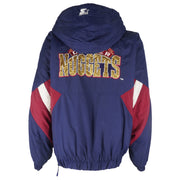 Starter - Denver Nuggets 1/2 Zip Jacket 1990s Medium Vintage Retro Basketball