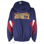 Starter - Denver Nuggets 1/2 Zip Jacket 1990s Medium Vintage Retro Basketball