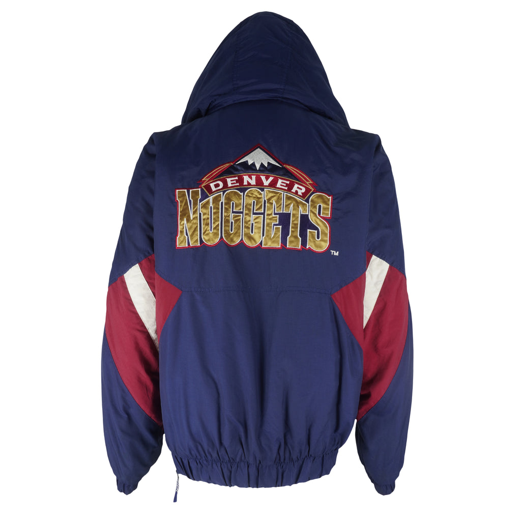 Starter - Denver Nuggets 1/2 Zip Jacket 1990s Medium Vintage Retro Basketball