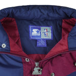 Starter - Denver Nuggets 1/2 Zip Jacket 1990s Medium Vintage Retro Basketball
