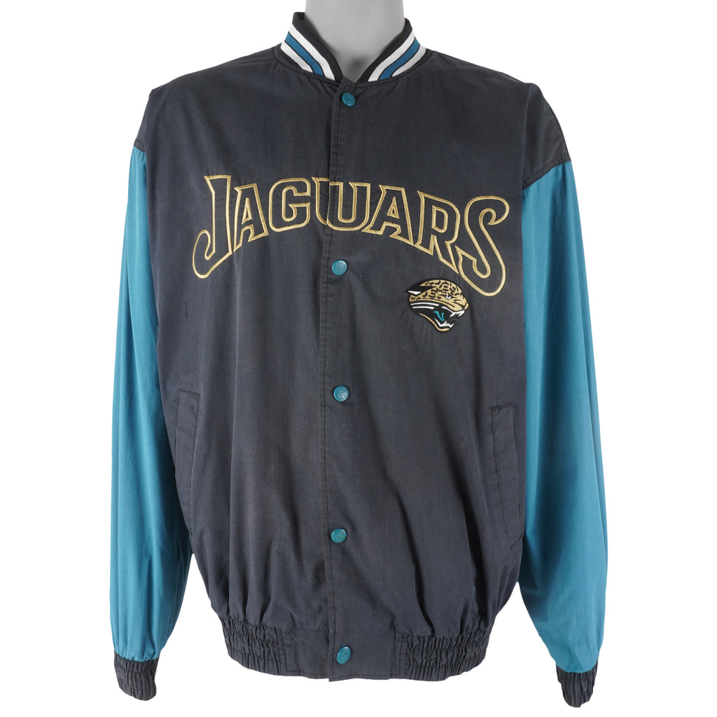 NFL (Official Fan) -  Jacksonville Jaguars Jacket 1990s Large Vintage Retro Football