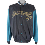 NFL (Official Fan) -  Jacksonville Jaguars Jacket 1990s Large Vintage Retro Football