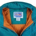 Starter (Pro Line) - Miami Dolphins Puffer Jacket 1990s Large Vintage Retro Football