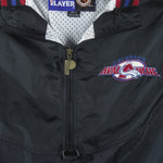 NHL (Pro Player) - Colorado Avalanche Windbreaker 1990s Medium Vintage Retro Hockey