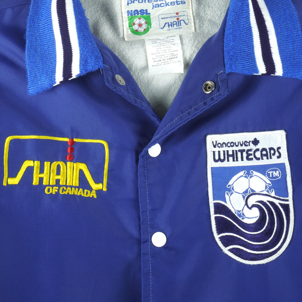 Vintage (Chain) - Vancouver Whitecaps Soccer Satin Jacket 1990s Large Vintage Retro Football