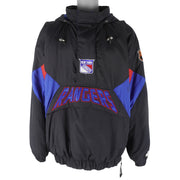NHL (Center Ice) - New York Rangers Puffer Jacket 1990s X-Large Vintage Retro Hockey