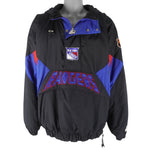 NHL (Center Ice) - New York Rangers Puffer Jacket 1990s X-Large Vintage Retro Hockey