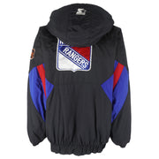 NHL (Center Ice) - New York Rangers Puffer Jacket 1990s X-Large Vintage Retro Hockey