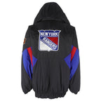 NHL (Center Ice) - New York Rangers Puffer Jacket 1990s X-Large Vintage Retro Hockey