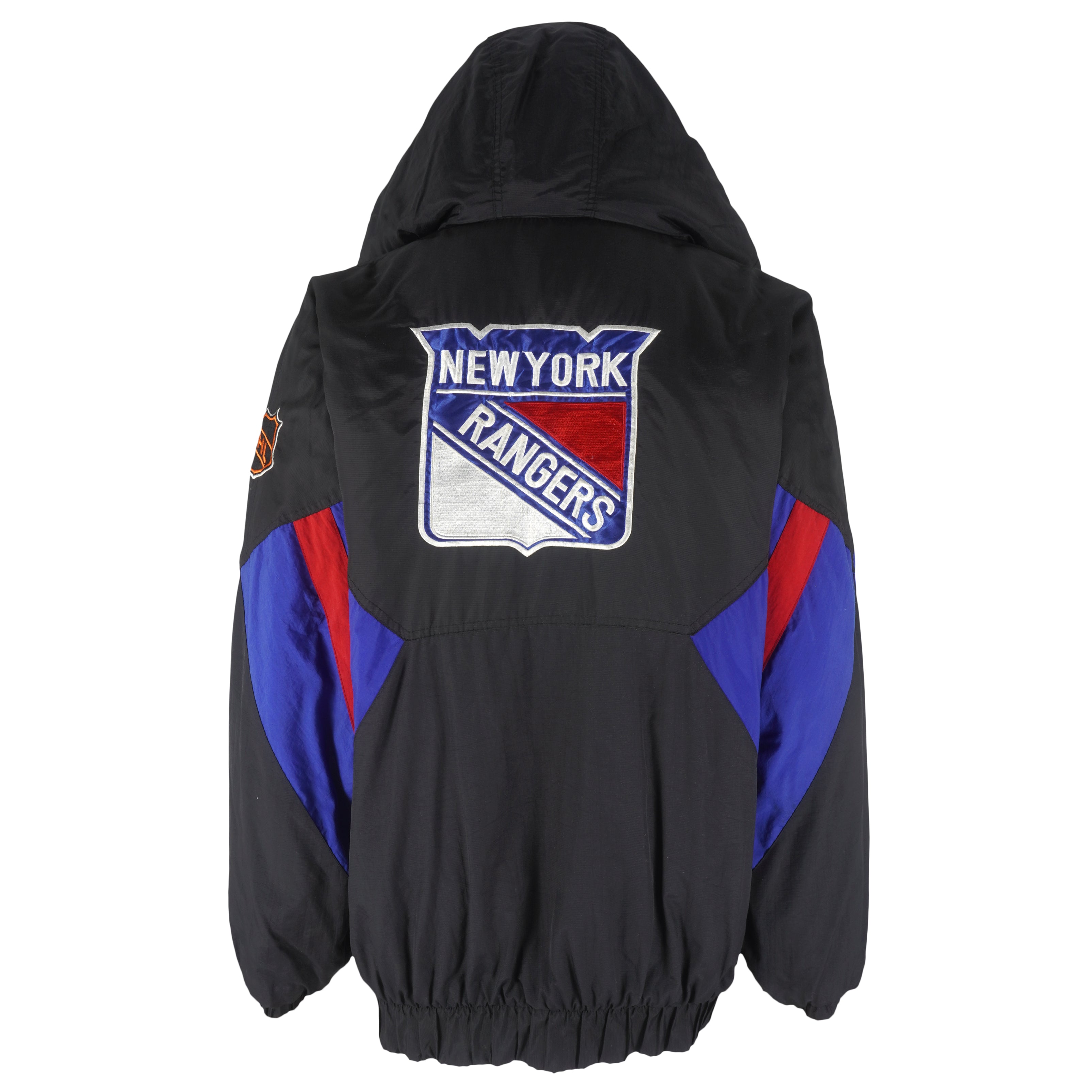 NHL (Center Ice) - New York Rangers Puffer Jacket 1990s X-Large Vintage Retro Hockey