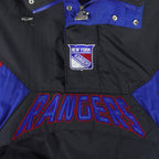 NHL (Center Ice) - New York Rangers Puffer Jacket 1990s X-Large Vintage Retro Hockey