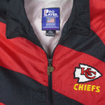NFL (Pro Player) - Kansas City Chiefs Windbreaker 1990s Large Vintage Retro Football