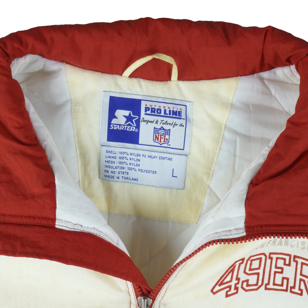 Starter (Pro Line) - San Francisco 49ers Jacket 1990s Large Vintage Retro Football