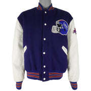 NFL (De Long) - New York Giants Wool Varsity Jacket X-Large Vintage Retro Football
