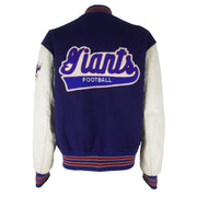 NFL (De Long) - New York Giants Wool Varsity Jacket X-Large Vintage Retro Football