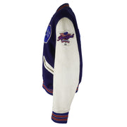 NFL (De Long) - New York Giants Wool Varsity Jacket X-Large Vintage Retro Football