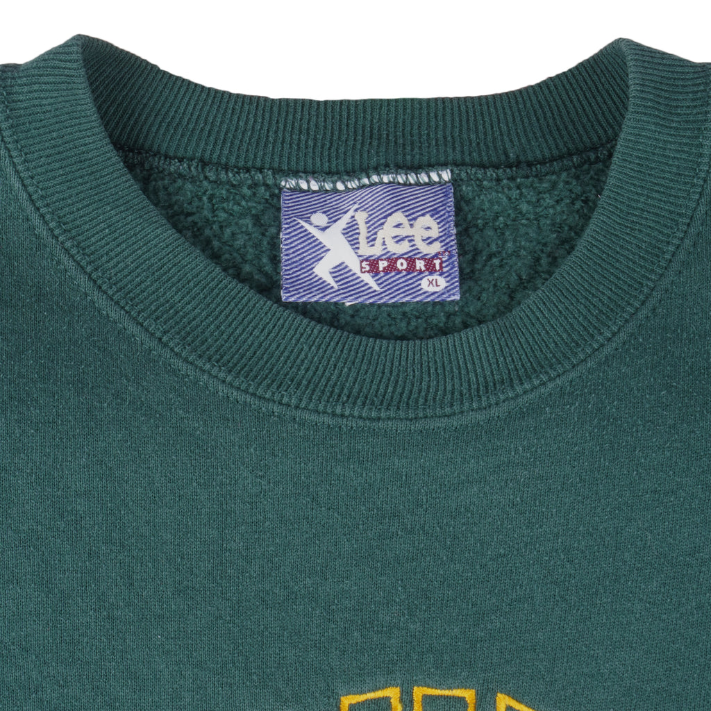 NFL (Lee) - Green Bay Packers Embroidered Sweatshirt 1990s X-Large Vintage Retro Football
