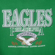 NFL (Trench) - Philadelphia Eagles Sweatshirt 1980s X-Large Vintage Retro Football