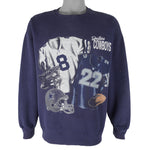 NFL - Dallas Cowboys Embroidered Sweatshirt 1990s X-Large