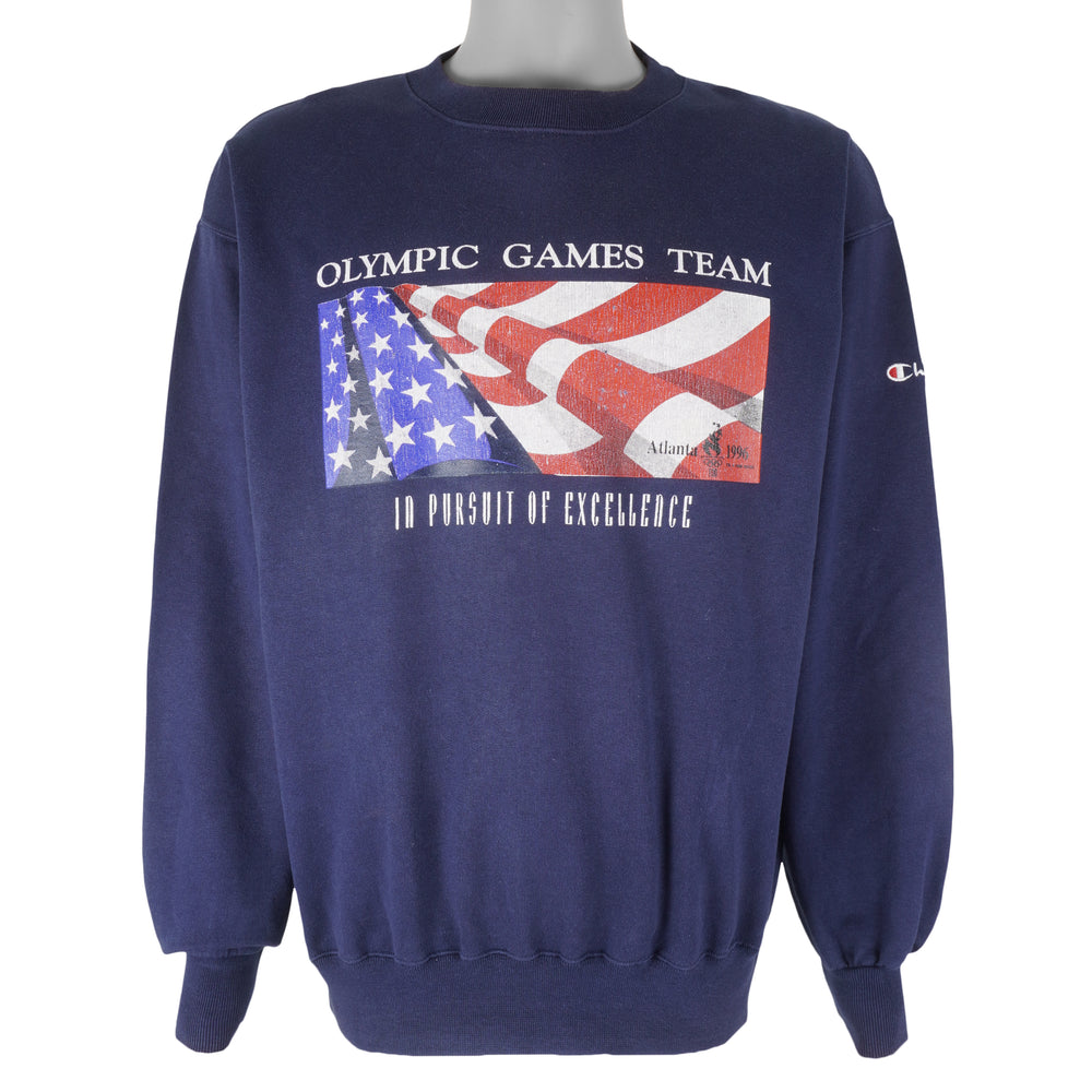Champion - Olympic Games Team Sweatshirt 1996 Large Vintage Retro