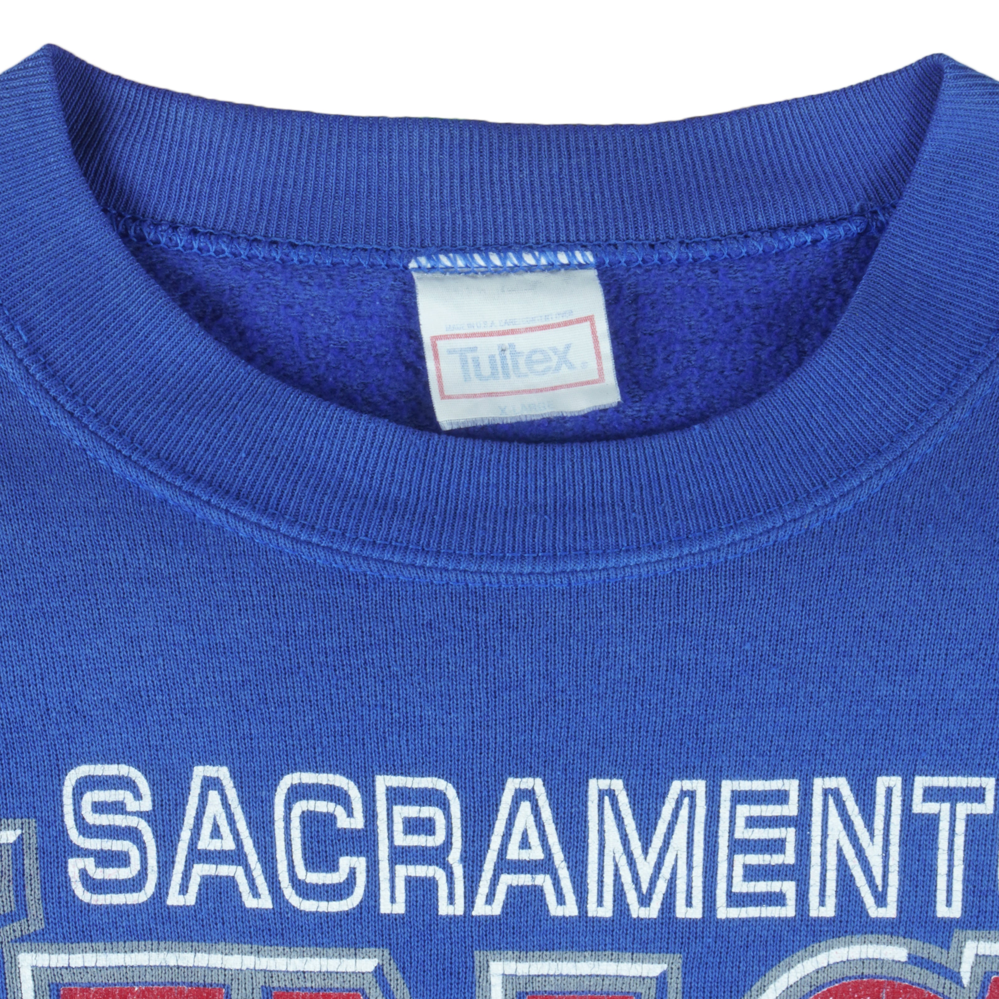 Vintage NBA (Logo 7) - Sacramento Kings Crew Neck Sweatshirt