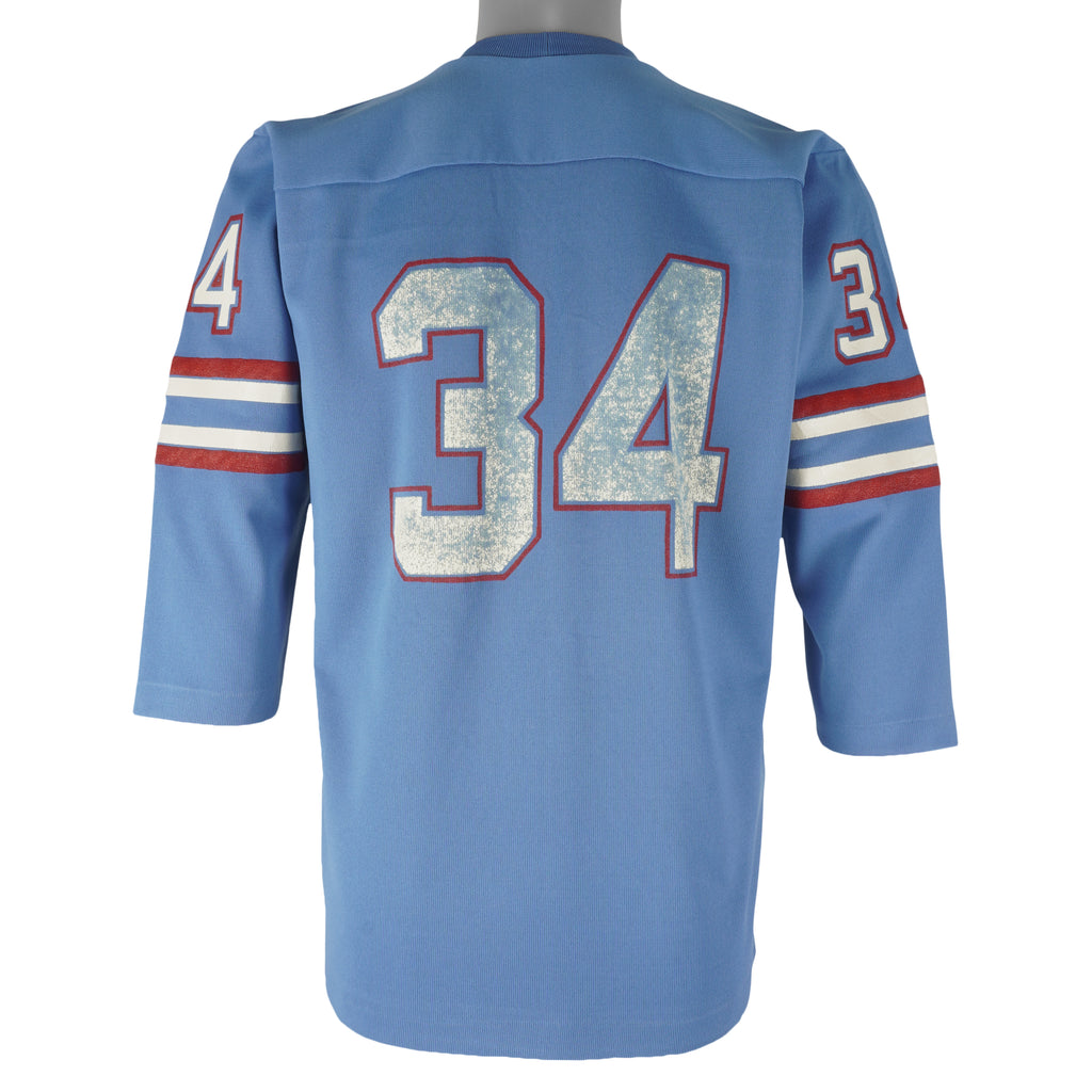 NFL (Torrez) - Houston Oilers No.34 Football Jersey 1980s Medium Vintage Retro Football